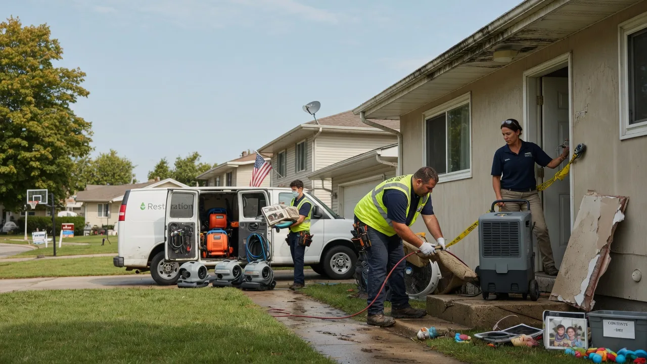Water Damage Restoration in Fowlerton, IN near me
